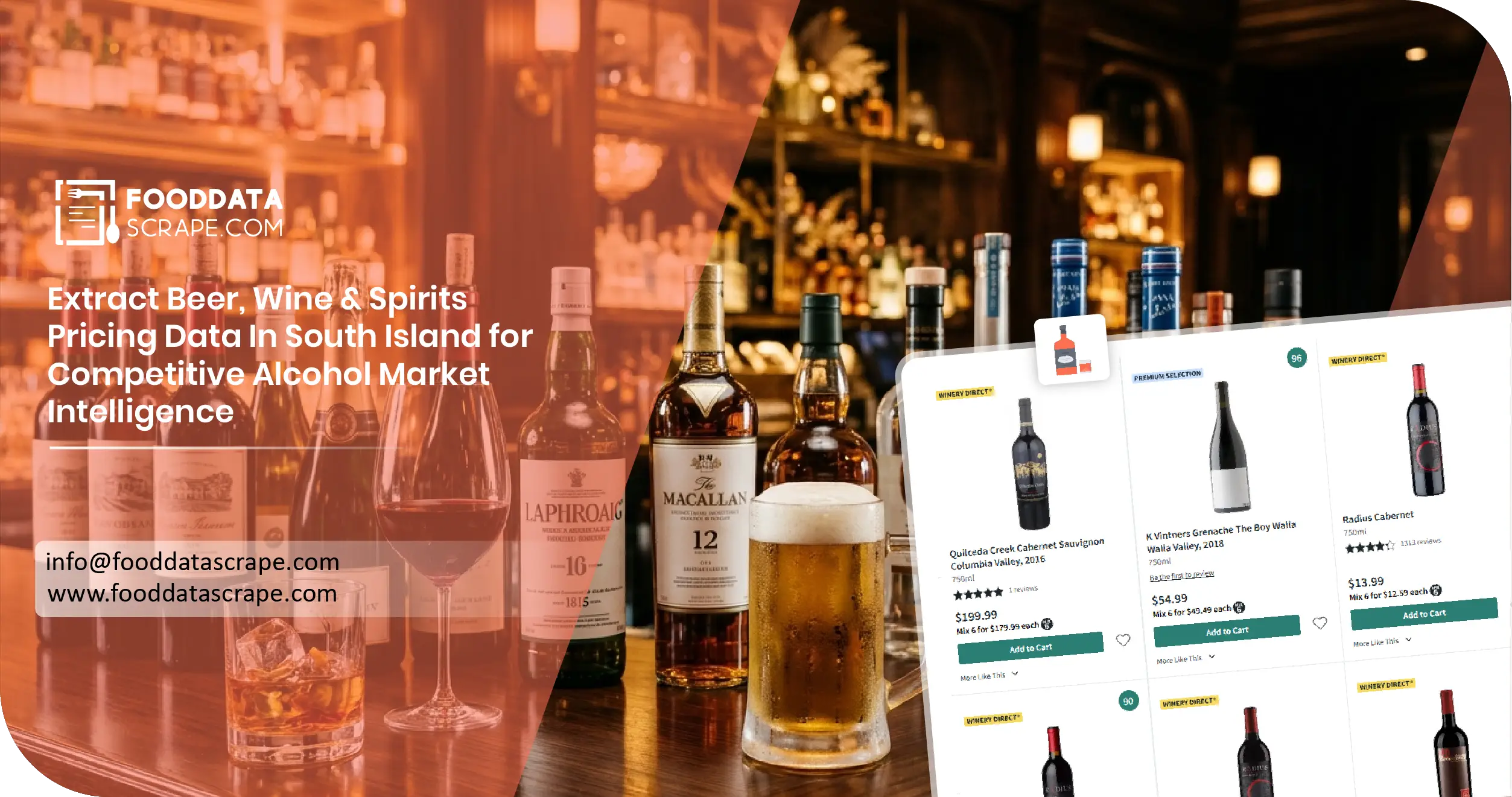 Extract Beer, Wine & Spirits Pricing Data In South Island